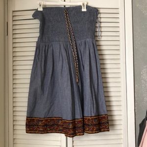 American rag strapless dress